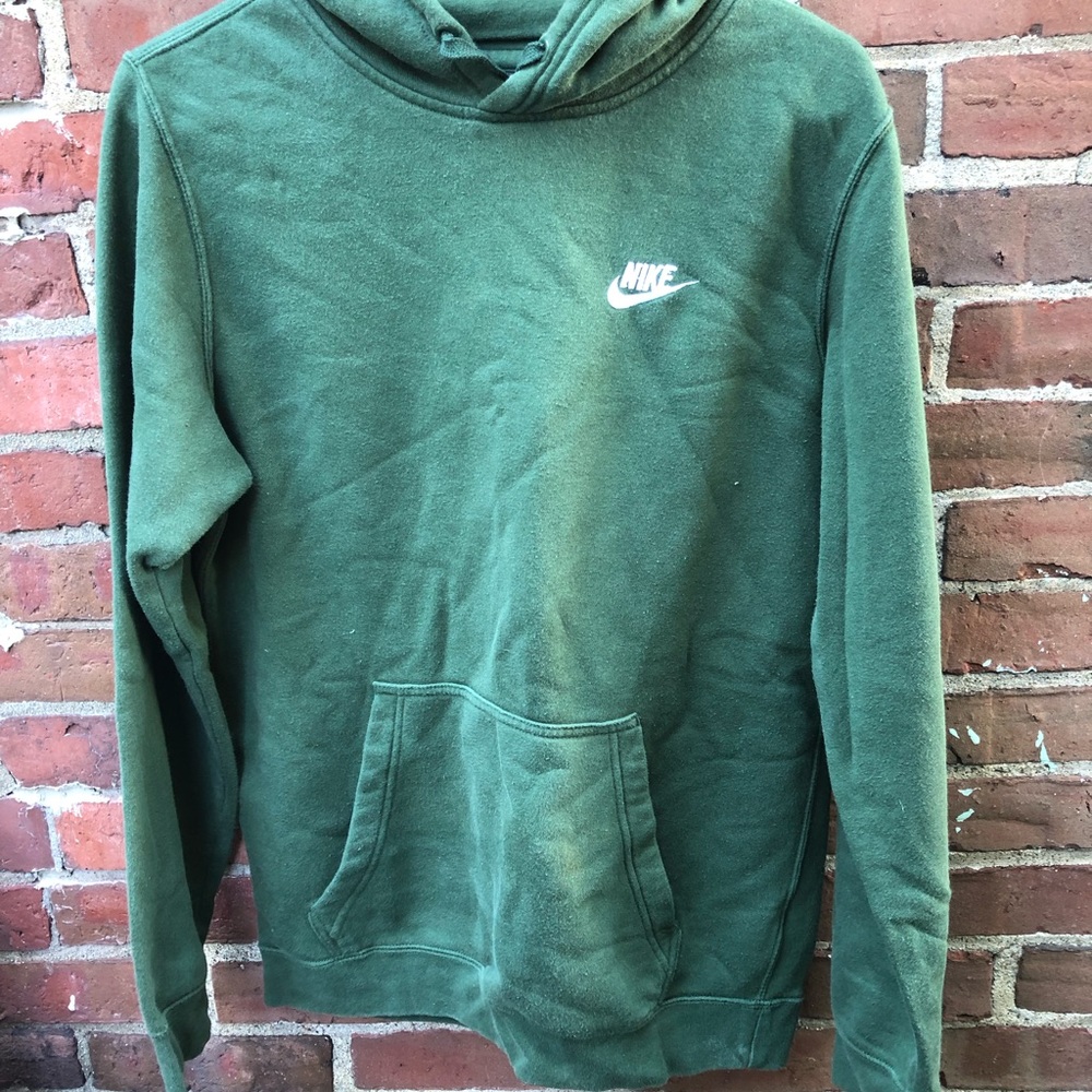 dark green nike hoodie